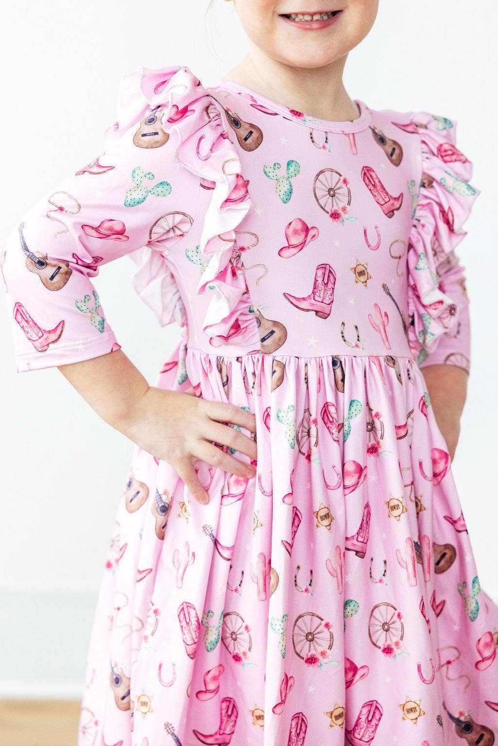 Boot Scootin' Ruffle Dress
