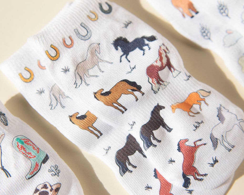 Cowboy Non-Slip Baby Socks