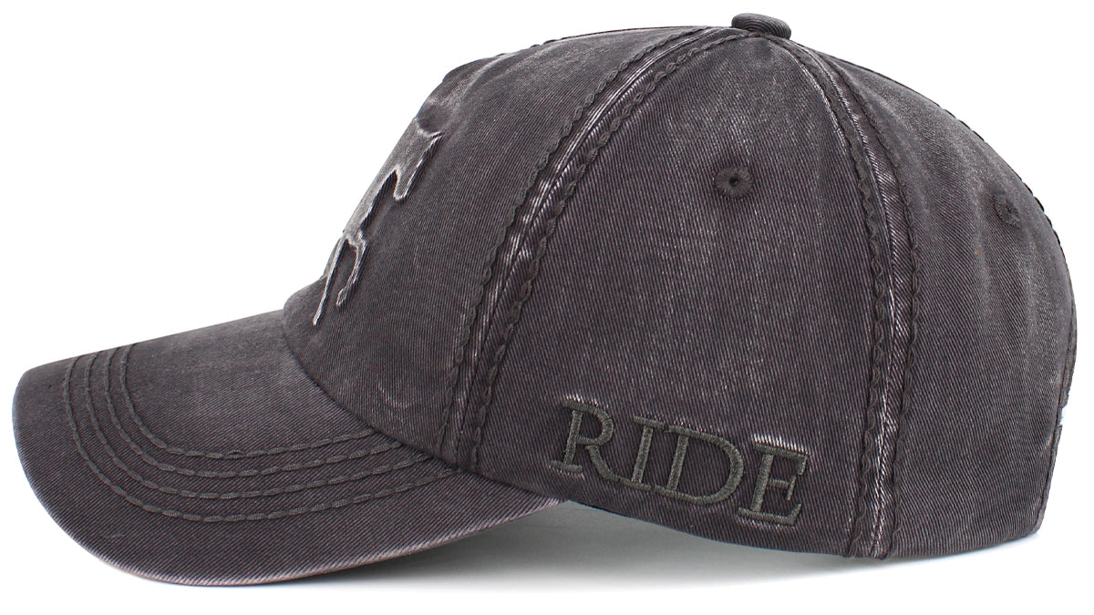 Vintage Gray Horse Hat