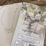 Petite English Stirrup Necklace
