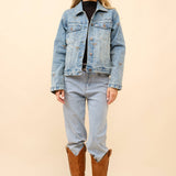 Boot Stitch Denim Trucker Jacket
