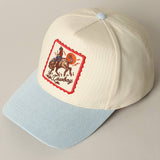 Cowboy Denim Trucker Hat
