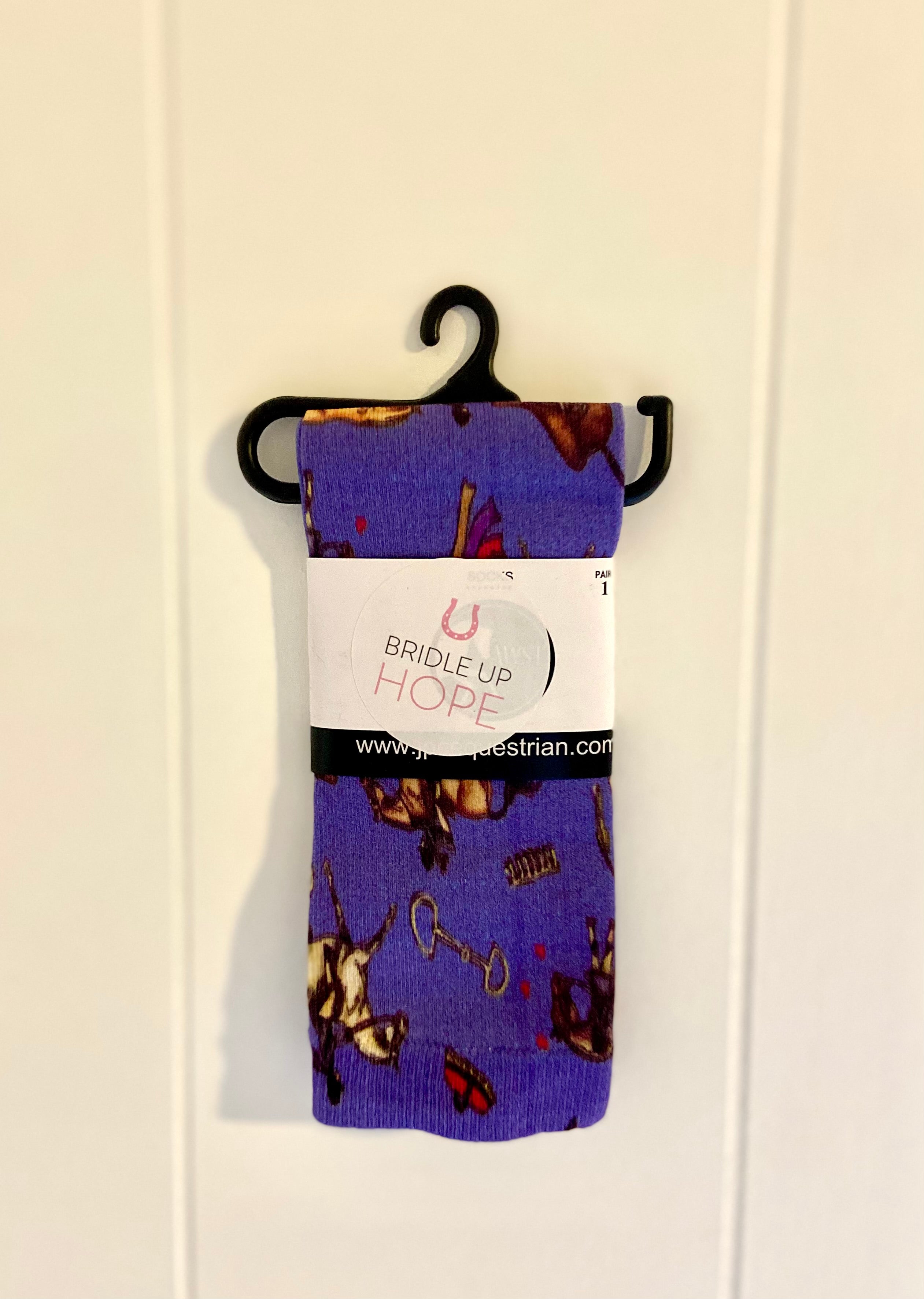 Lila Pony Socks (Kids)