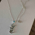 Petite Four Horseshoe Necklace