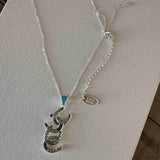 Petite Four Horseshoe Necklace