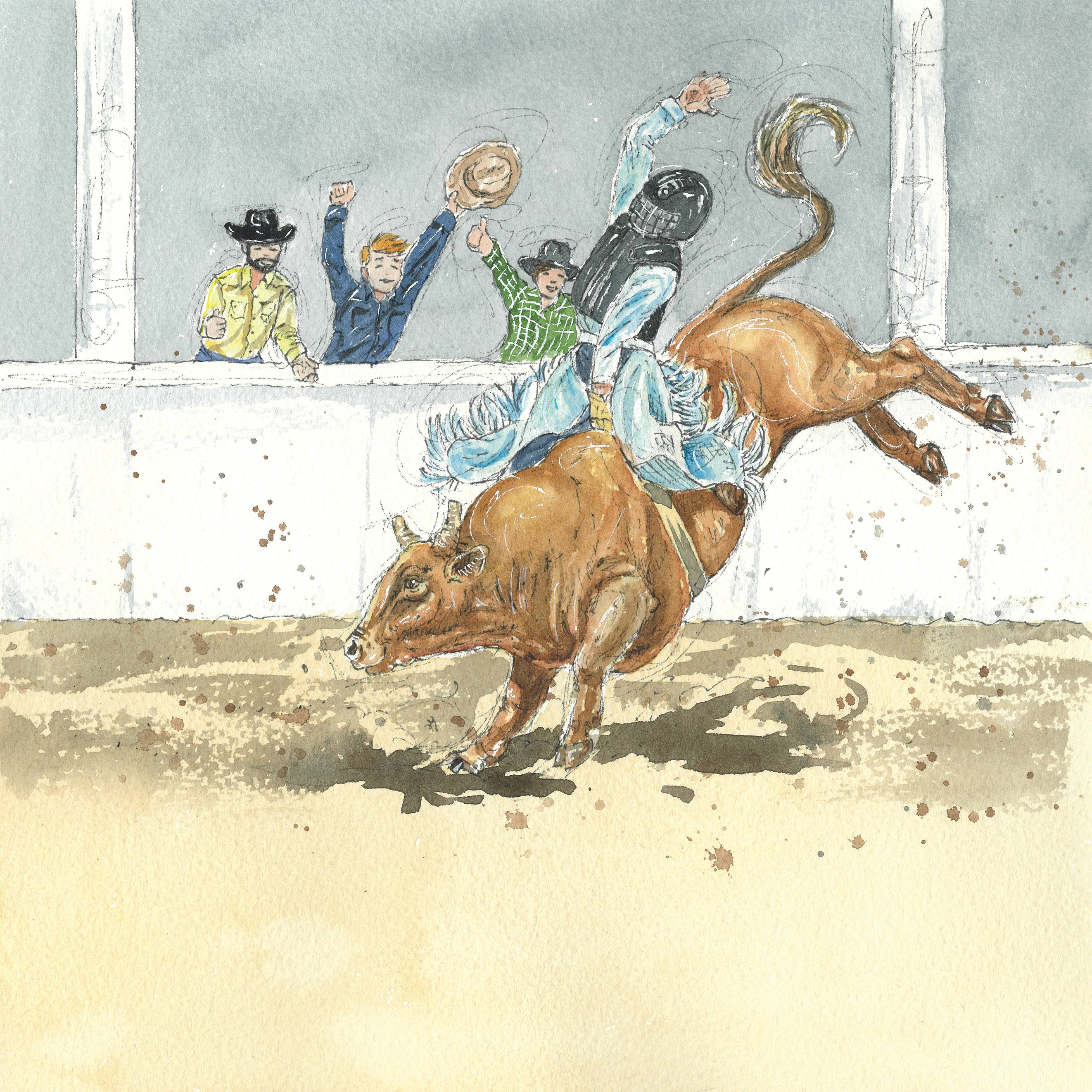 Charlie Learns To Be A Cowboy
