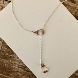 Stirrup Necklace with Copper Tones