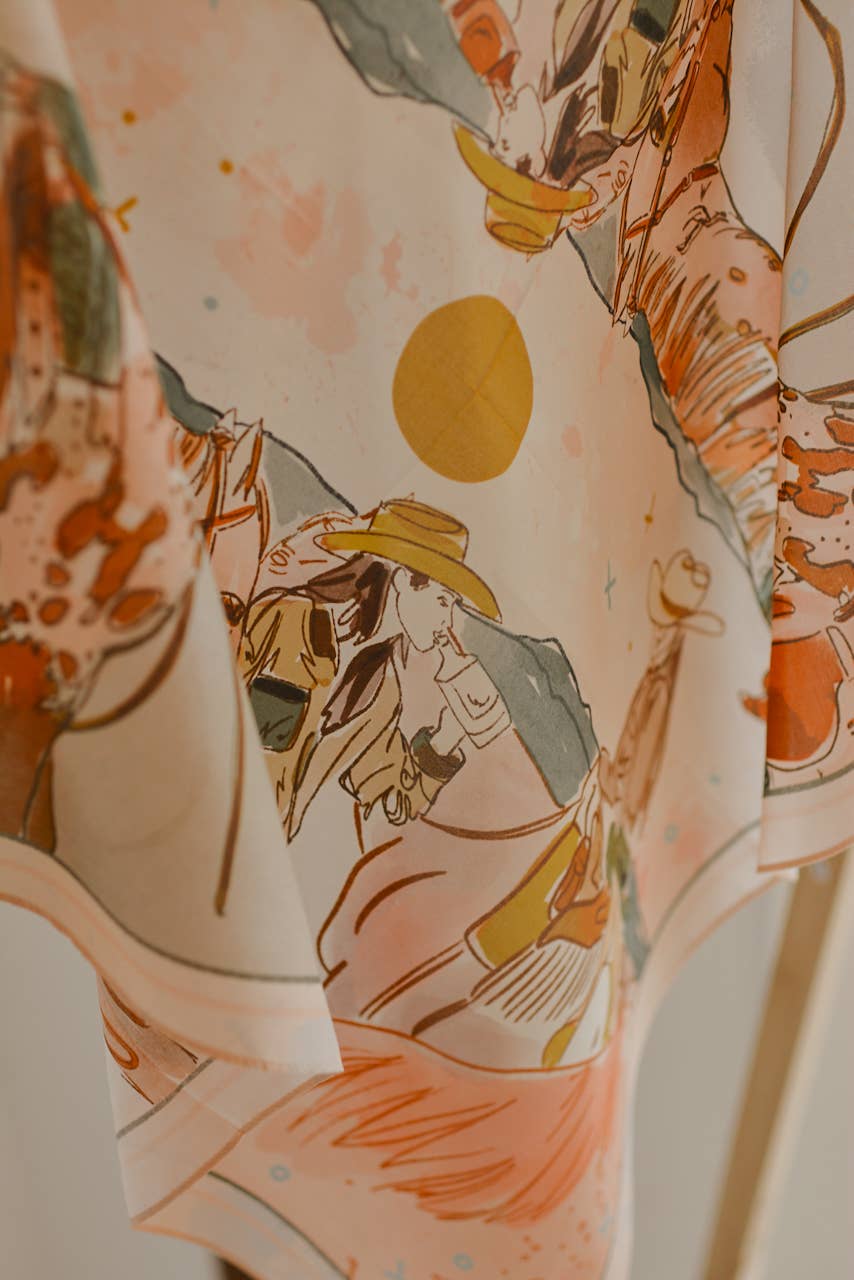 September Ride Silk Scarf