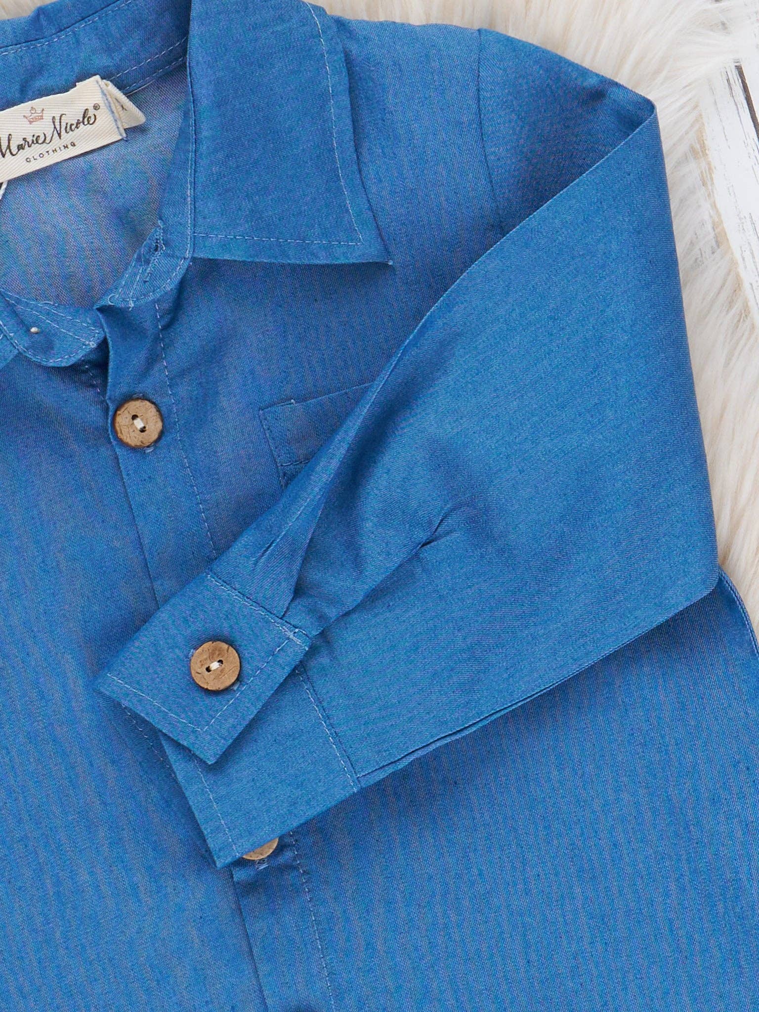 Embroidered Pasture Pony Button Up