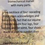 Four Horseshoe Necklace