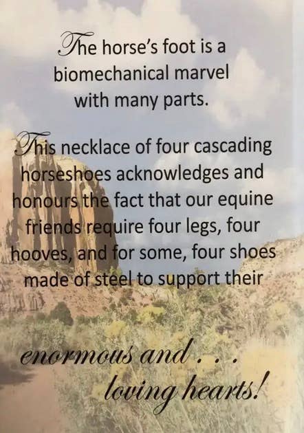 Four Horseshoe Necklace
