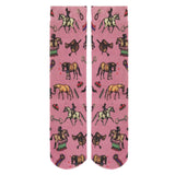 Lila Pony Socks (Kids)