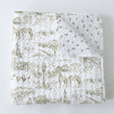 Farm Baby Quilt (Tan)