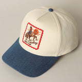 Cowboy Denim Trucker Hat
