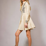 Linen Wildflower Trail Dress
