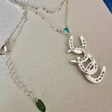 Four Horseshoe Necklace