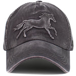 Vintage Gray Horse Hat