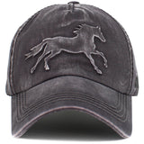 Vintage Gray Horse Hat