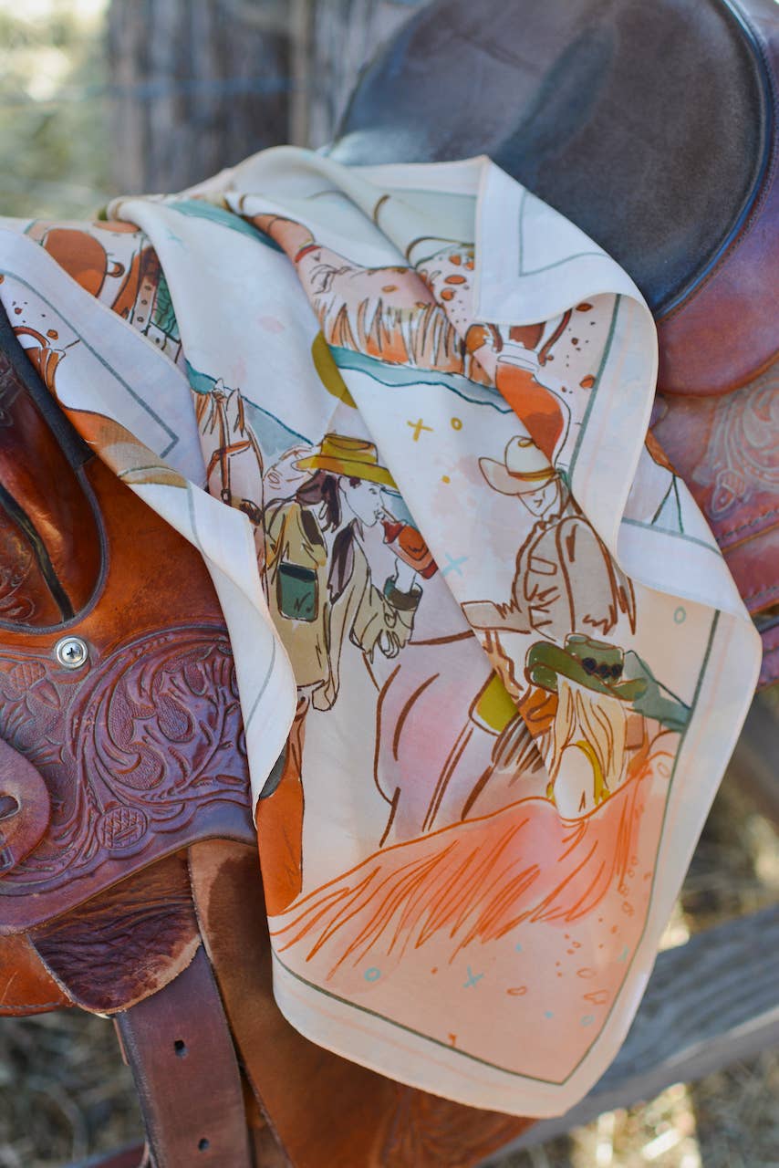 September Ride Silk Scarf
