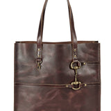 Nicole Snaffle Bit Tote Brown