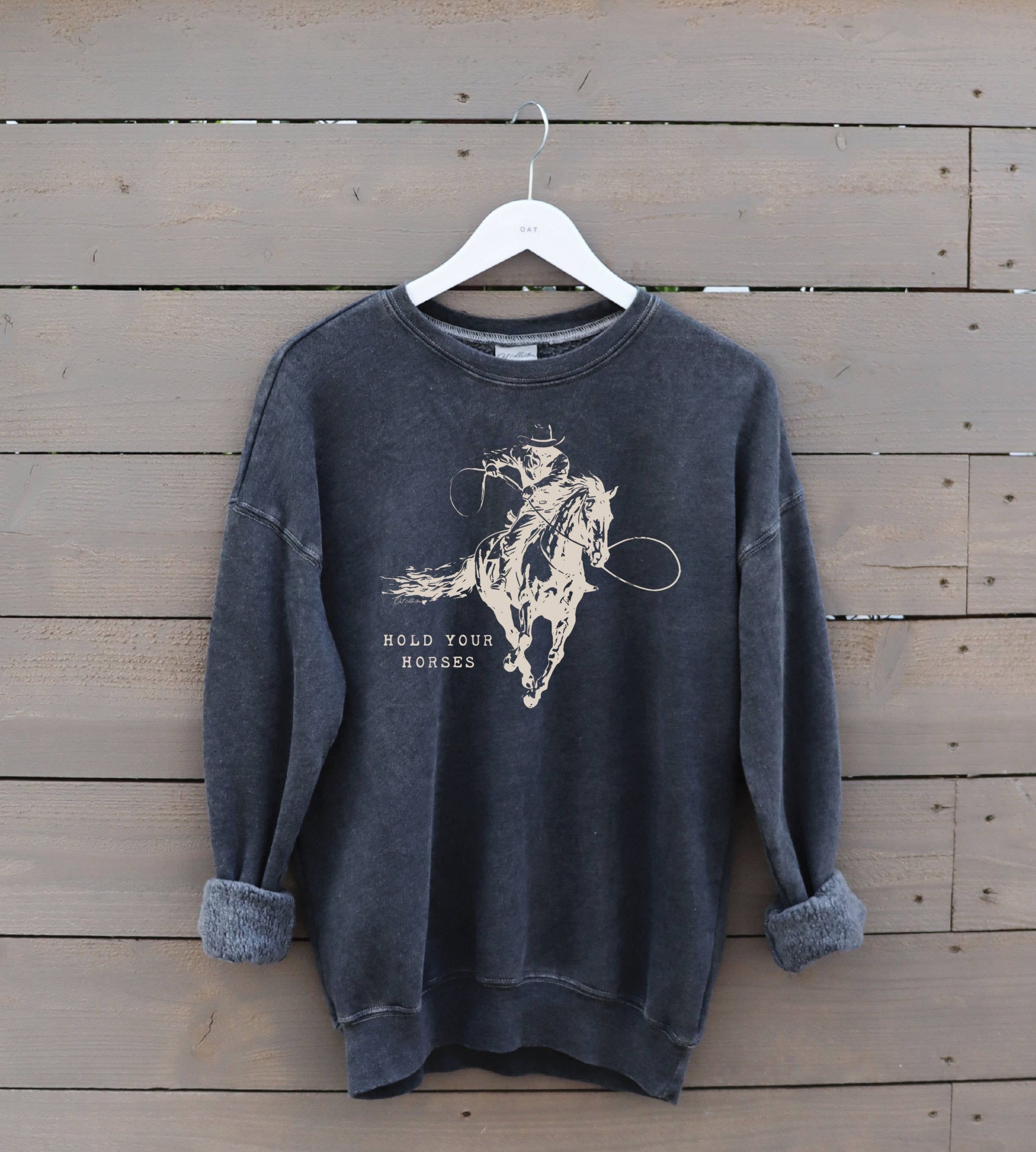 Hold Your Horses Sweatshirt (Black)