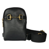 Equestrian Bit Phone Bag Black