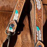 Western Leather Keychain