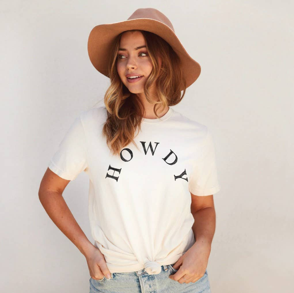 Howdy T-Shirt Vintage White
