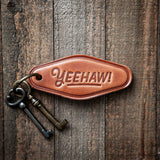 Yeehaw Leather Keychain Motel Style