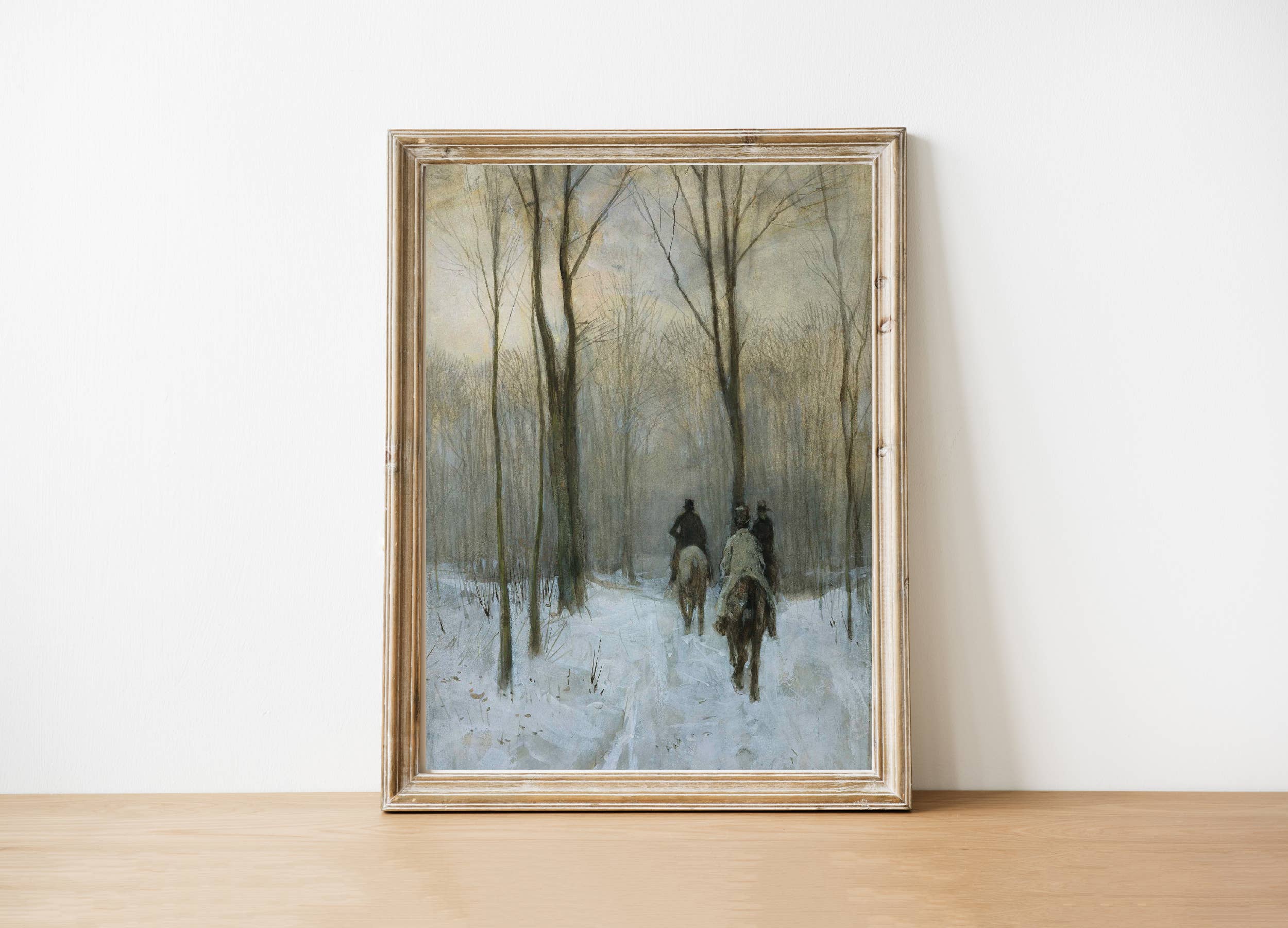 Winter Horse Trail Print 8" x 10" Print