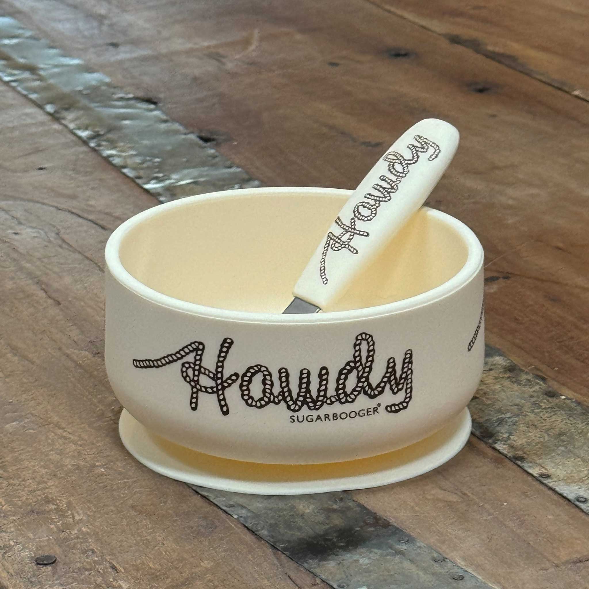 Howdy Suction Bowl & Spoon