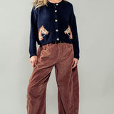 Equestrian Dream Cropped Cardigan