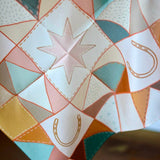 Horseshoe Quilt Silk Scarf