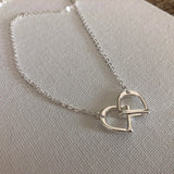 Petite English Stirrup Necklace
