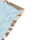 Reversible Howdy Blue Baby Blanket
