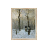 Winter Horse Trail Print