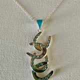 Petite Four Horseshoe Necklace