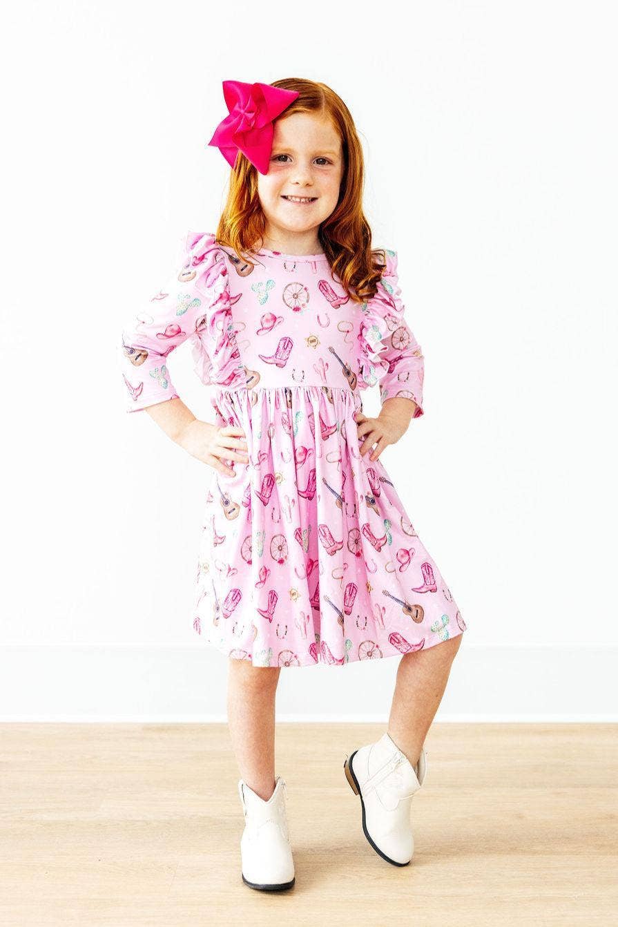 Boot Scootin' Ruffle Dress