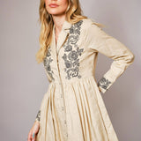 Linen Wildflower Trail Dress