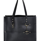 Nicole Snaffle Bit Tote Black