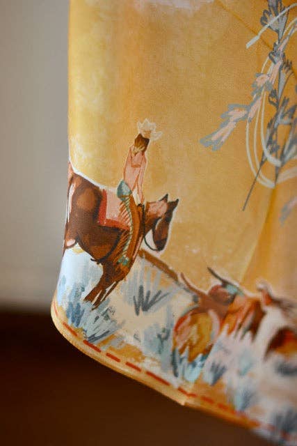 Open Range Cowgirl Silk Scarf