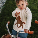 Gwenny Horse Sweater (Cream)