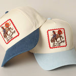 Cowboy Denim Trucker Hat