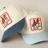 Cowboy Denim Trucker Hat