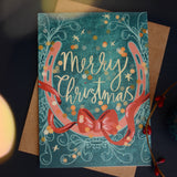 Horseshoe Christmas Card