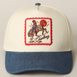Cowboy Denim Trucker Hat Dark Denim
