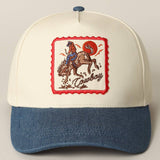 Cowboy Denim Trucker Hat Dark Denim
