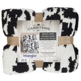 Wrangler Cowhide Stretchy Throw Blanket
