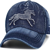 Vintage Denim Horse Hat