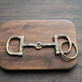 Horse Bit Keychain Silver